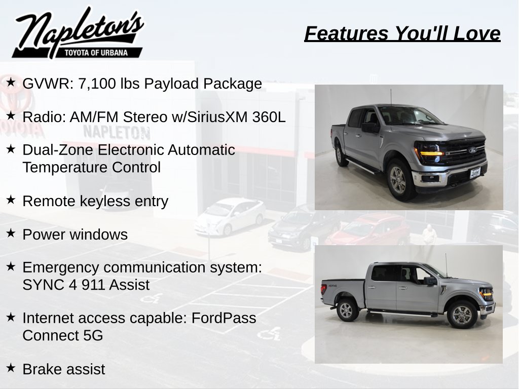 Used 2025 Ford F150 XLT w/ Equipment Group 301A Standard AWD/4WD image 6