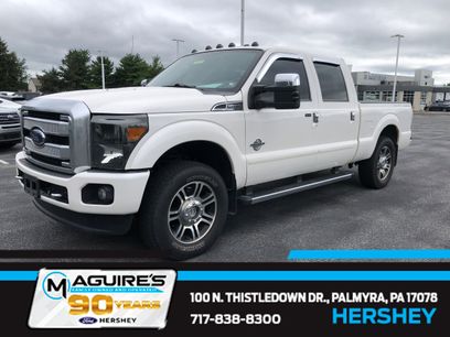 Used 2013 Ford F250 Platinum w/ Snow Plow Prep Pkg
