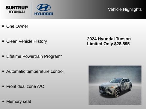 Used 2024 Hyundai Tucson Limited AWD/4WD image 8