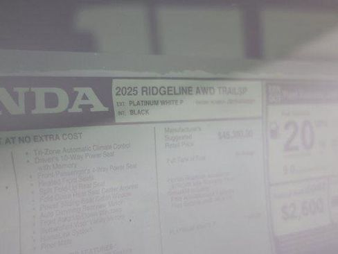 New 2025 Honda Ridgeline TrailSport image 28