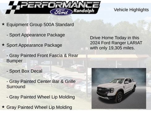 Certified 2024 Ford Ranger Lariat AWD/4WD image 9