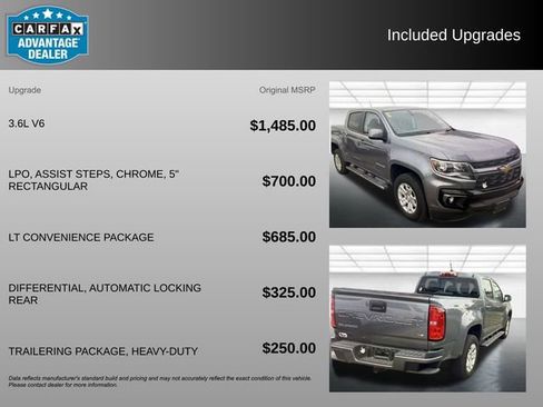 Used 2022 Chevrolet Colorado LT w/ LT Convenience Package image 3