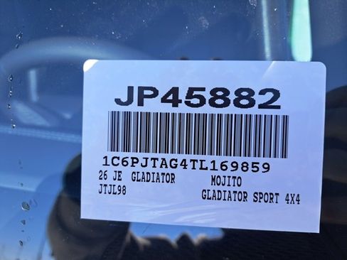 New 2026 Jeep Gladiator Sport image 2