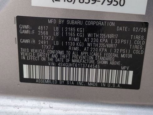 New 2026 Subaru Crosstrek 2.5i Wilderness image 33