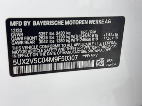 Used 2021 BMW X4 M40i w/ Premium Package AWD/4WD image 53