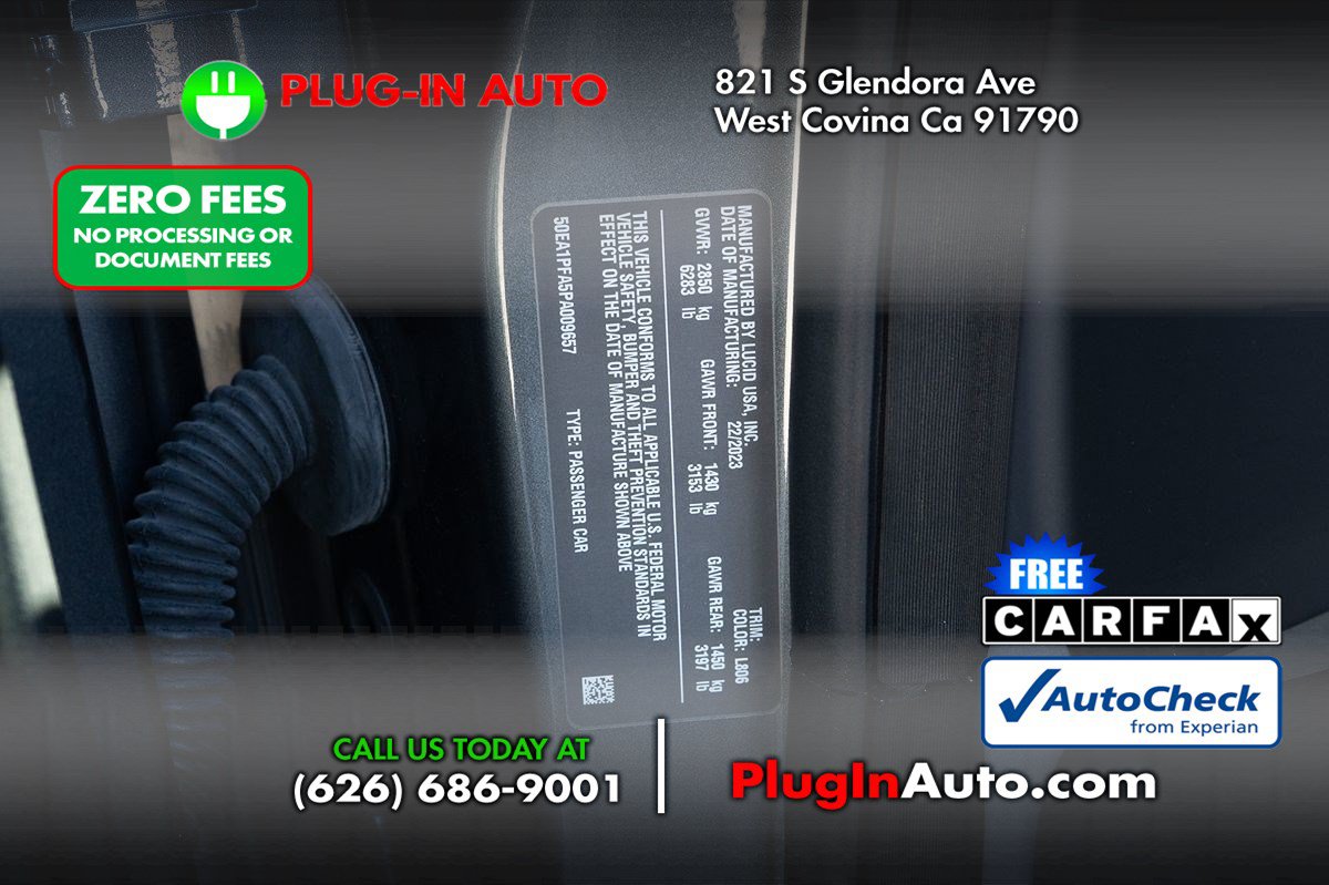 Used 2023 Lucid Air Pure AWD/4WD image 7
