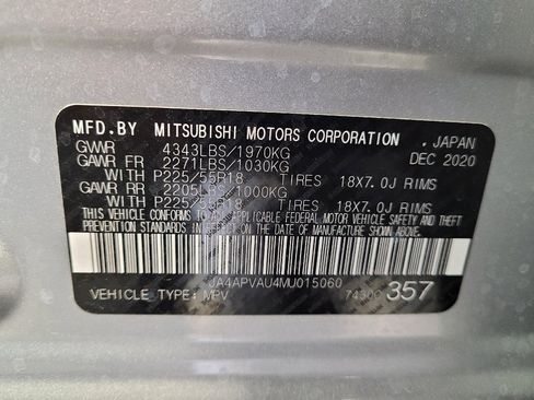 Used 2021 Mitsubishi Outlander Sport SE FWD image 33