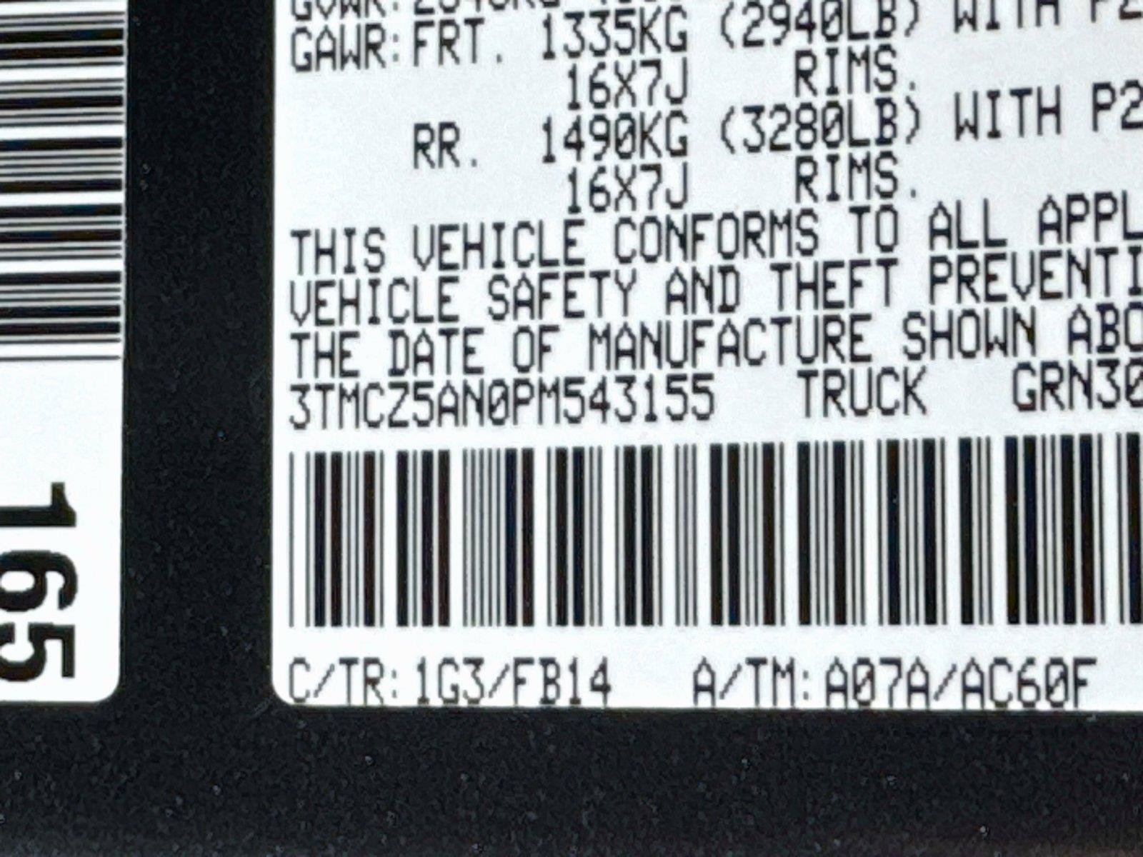 Used 2023 Toyota Tacoma SR AWD/4WD image 29
