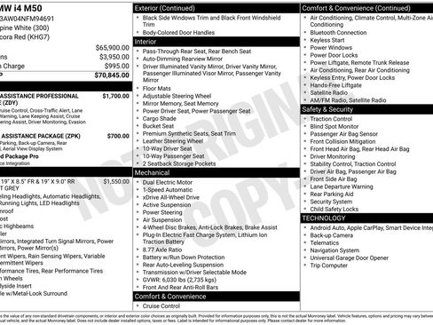 Used 2022 BMW i4 M50 image 1