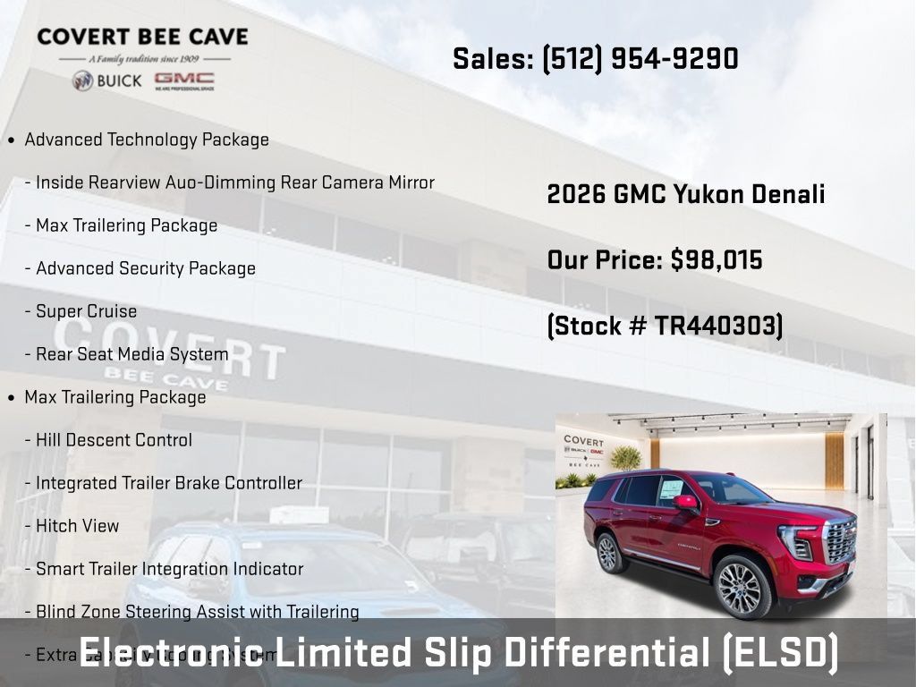 New 2026 GMC Yukon Denali w/ Denali Reserve Package AWD/4WD image 16