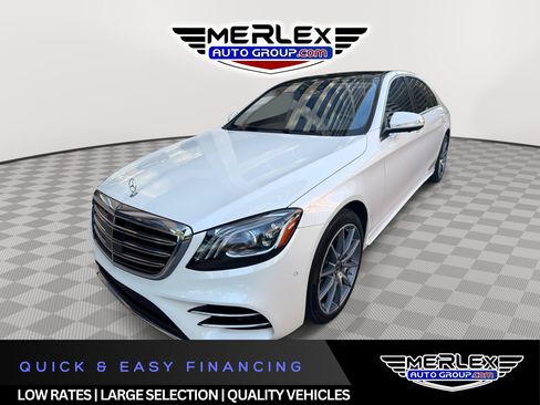 Used 2019 Mercedes-Benz S 560 Sedan w/ AMG Line Exterior image 1