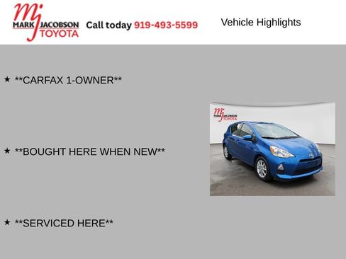 Used 2014 Toyota Prius C Three FWD image 5