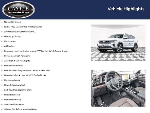 New 2026 Volkswagen Atlas SEL image 3