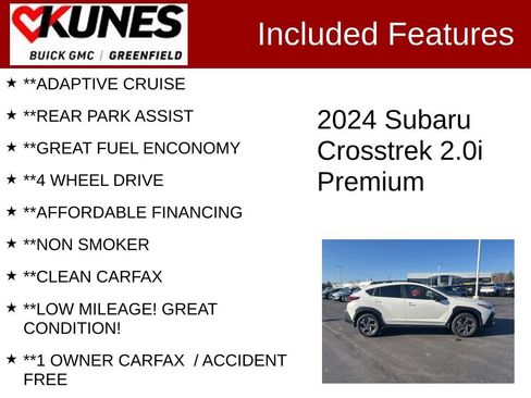 Used 2024 Subaru Crosstrek 2.0i Premium image 3