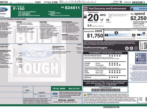 Certified 2022 Ford F150 XL w/ Trailer Tow Package AWD/4WD image 3