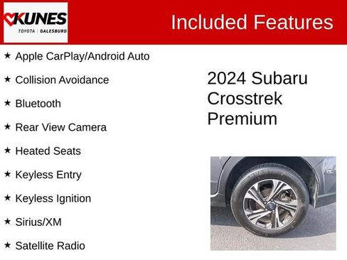 Used 2024 Subaru Crosstrek 2.0i Premium AWD/4WD image 2