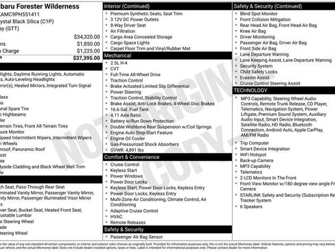 Used 2023 Subaru Forester Wilderness AWD/4WD image 24