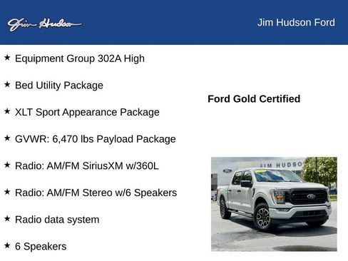Certified 2023 Ford F150 XLT w/ Equipment Group 302A High AWD/4WD image 12