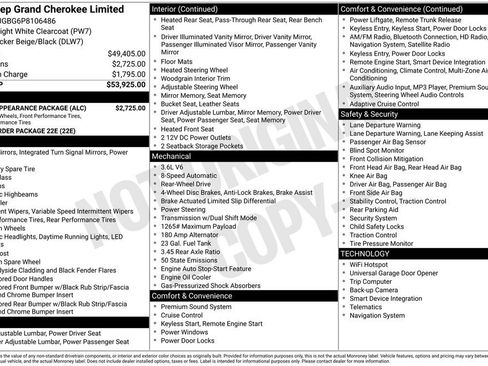 Used 2023 Jeep Grand Cherokee Limited w/ Black Appearance Package image 38