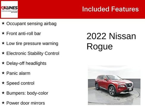 Used 2022 Nissan Rogue Platinum w/ Head-Up Display Package AWD/4WD image 4