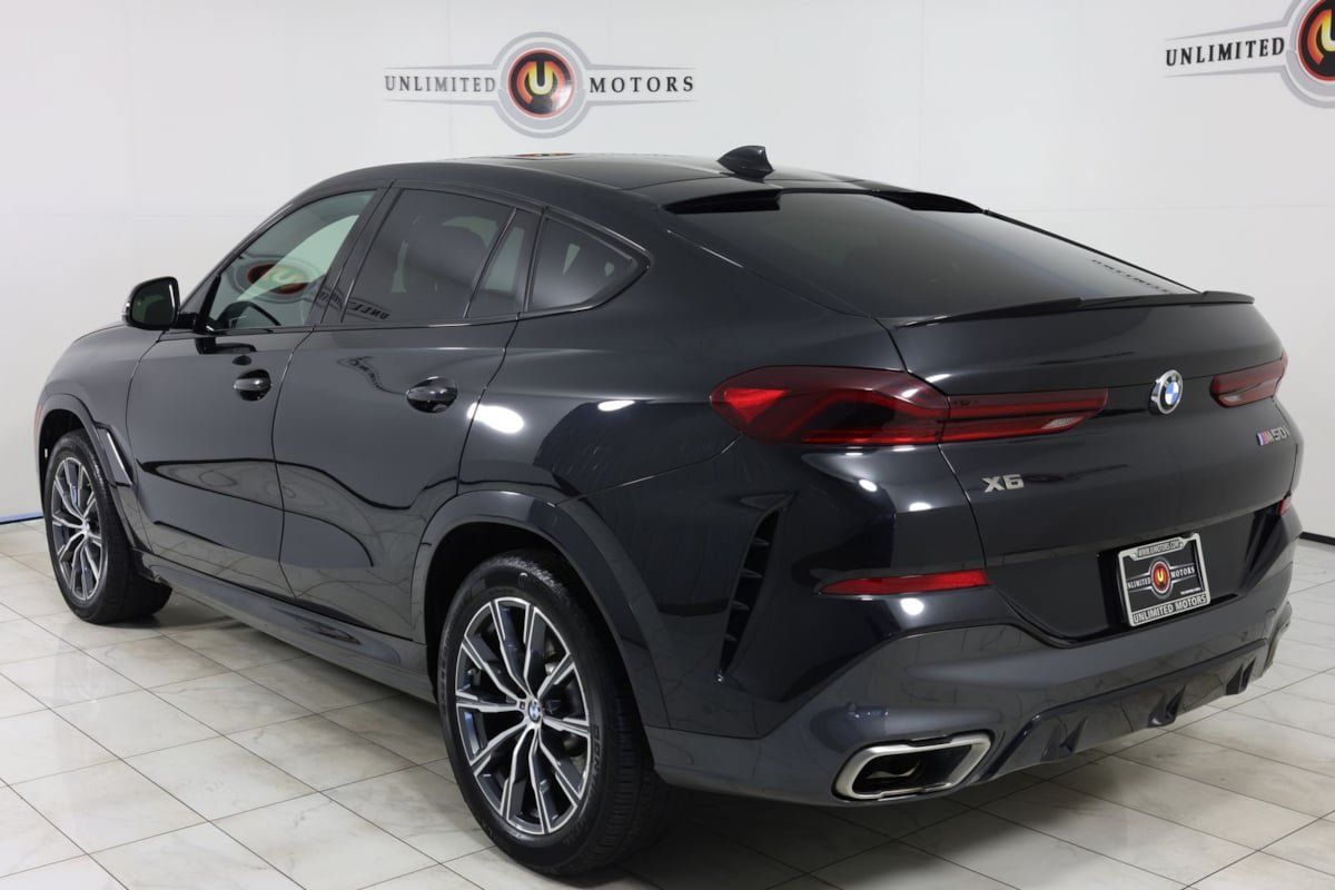 Used 2022 BMW X6 M50i w/ Executive Package AWD/4WD image 4