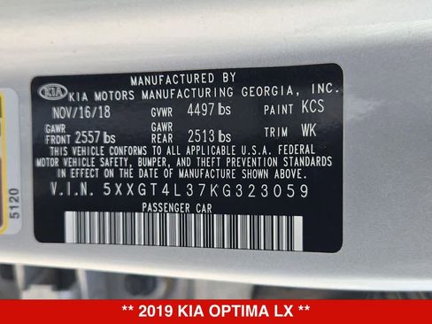 Used 2019 Kia Optima LX FWD image 33