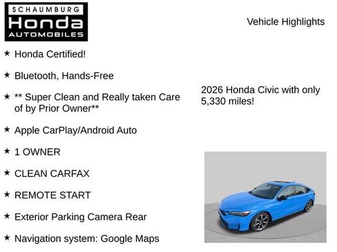 Used 2026 Honda Civic Sport Touring image 14