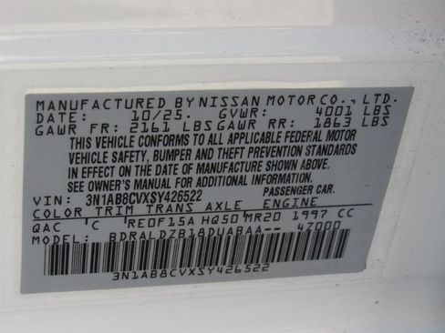 New 2025 Nissan Sentra SV image 14