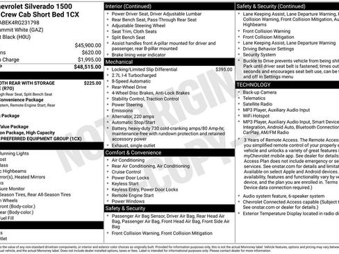 Used 2024 Chevrolet Silverado 1500 Custom RWD image 38
