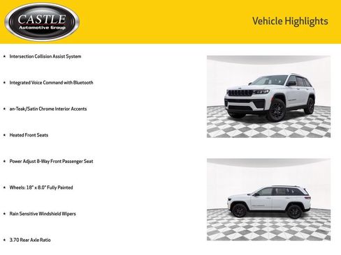 New 2027 Jeep Grand Cherokee Altitude AWD/4WD image 14