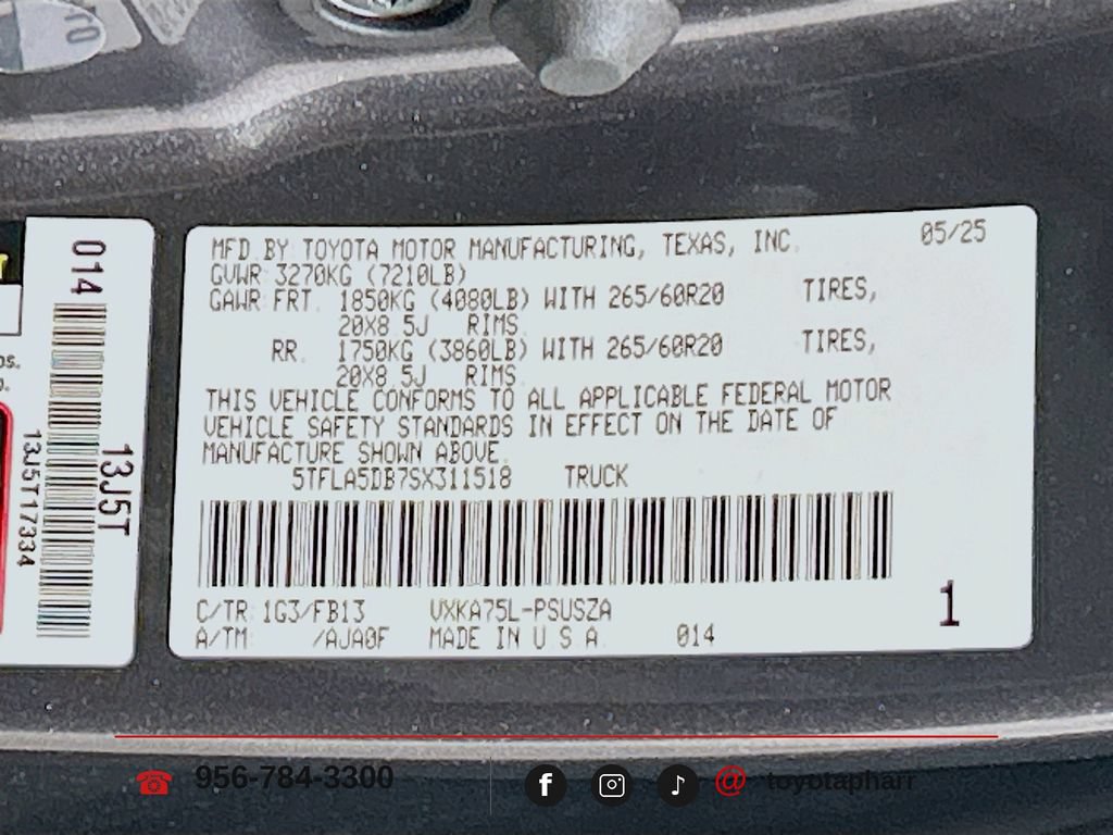 New 2025 Toyota Tundra SR5 AWD/4WD image 29