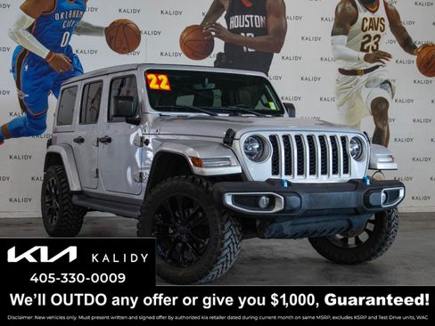 Used 2022 Jeep Wrangler Unlimited Sahara w/ Cold Weather Group AWD/4WD image 1