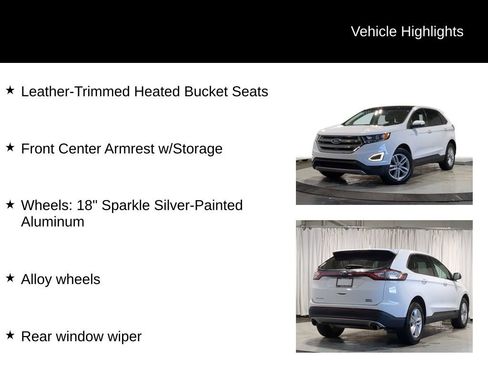 Used 2017 Ford Edge SEL w/ Equipment Group 201A image 19