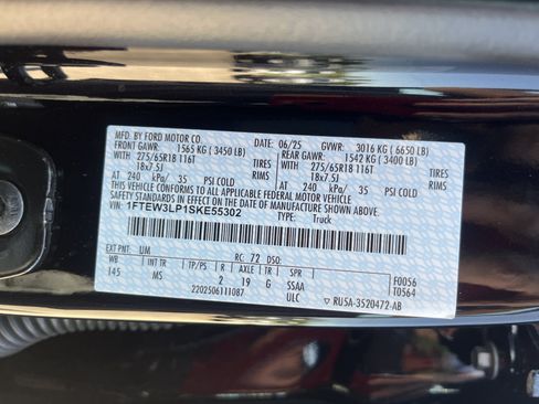 Used 2025 Ford F150 XLT w/ Equipment Group 301A Standard AWD/4WD image 10