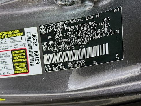 Used 2013 Toyota Sienna XLE image 35
