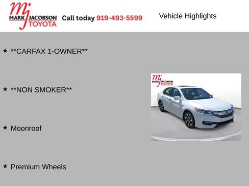 Used 2016 Honda Accord EX image 5