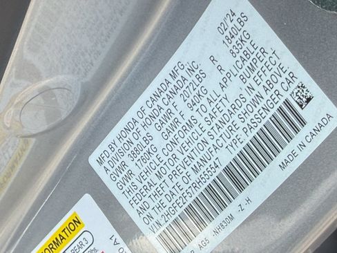 Certified 2024 Honda Civic Sport image 33