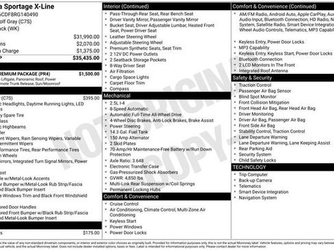Used 2024 Kia Sportage X-Line w/ X-Line Premium Package AWD/4WD image 4