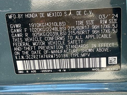 Used 2024 Honda HR-V EX-L image 30