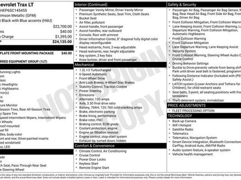 Certified 2025 Chevrolet Trax LT image 29