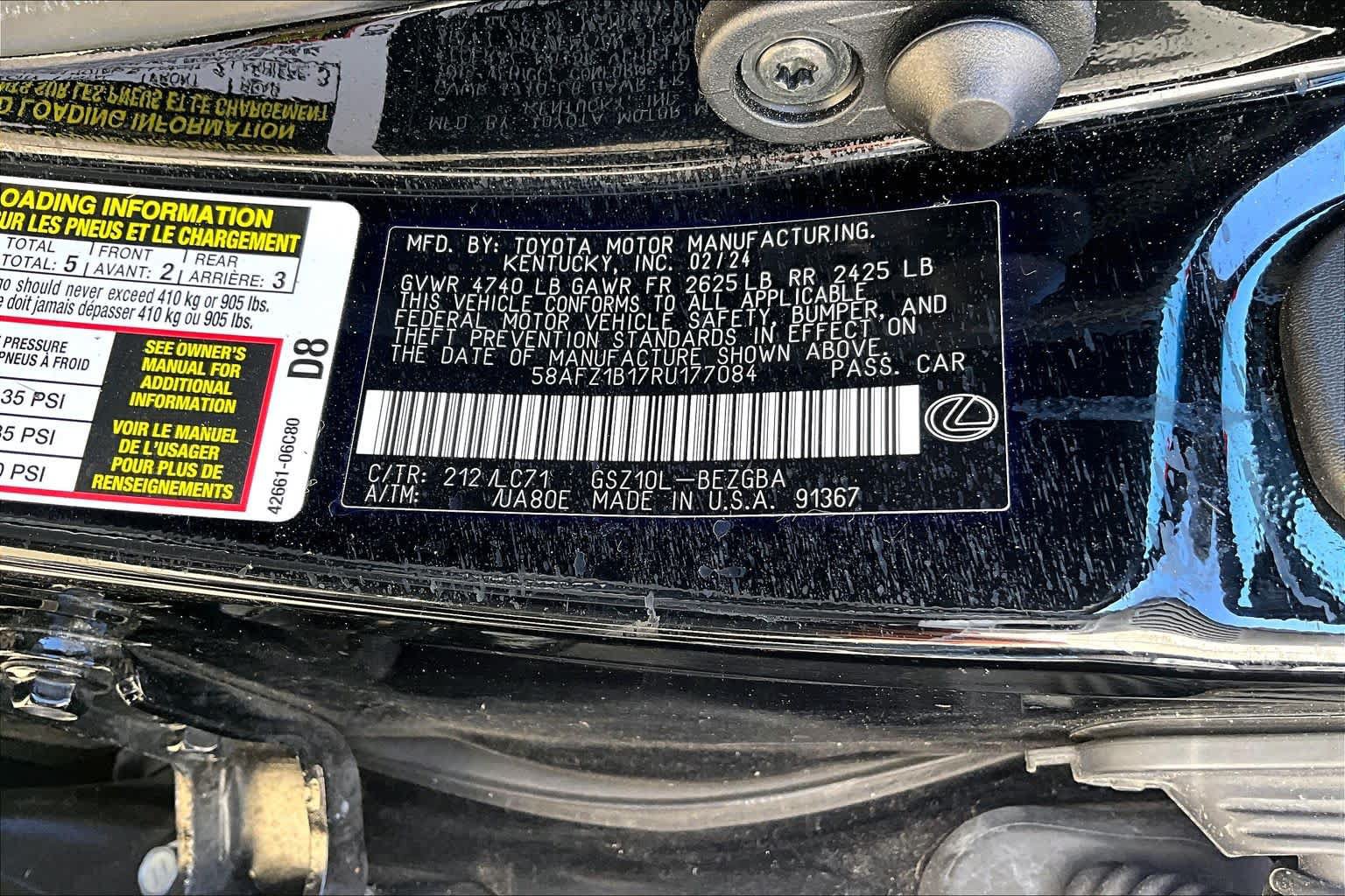 Used 2024 Lexus ES 350 Ultra Luxury w/ Accessory Package (Z2) FWD image 35