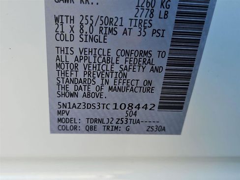 New 2026 Nissan Murano Platinum w/ Cargo Package image 24