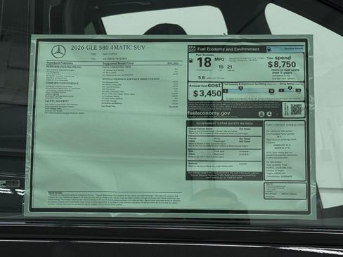 New 2026 Mercedes-Benz GLE 580 4MATIC image 30