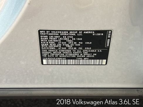 Used 2018 Volkswagen Atlas SE image 37
