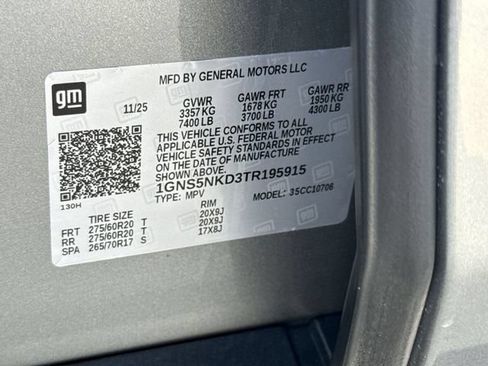 Used 2026 Chevrolet Tahoe LT w/ Comfort Package RWD image 35