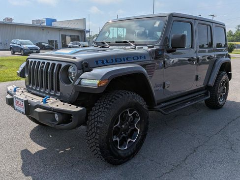 Used 2021 Jeep Wrangler Unlimited Rubicon 4xe w/ Steel Bumper Group AWD/4WD image 3
