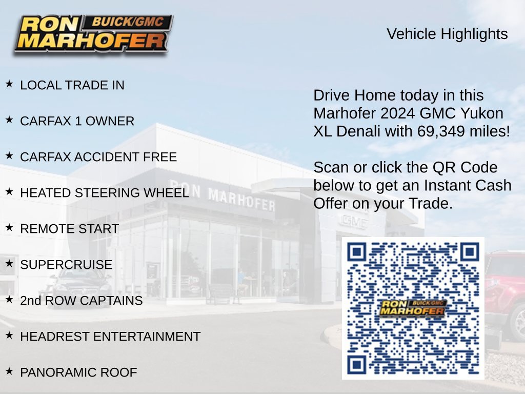 Used 2024 GMC Yukon XL Denali w/ Denali Reserve Package AWD/4WD image 15