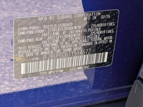 New 2026 Subaru Outback Limited w/ Premium/Limited Package 2 AWD/4WD image 18