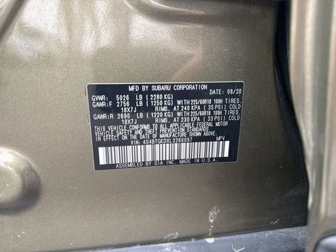 Used 2020 Subaru Outback Onyx Edition XT w/ Popular Package #2 image 8