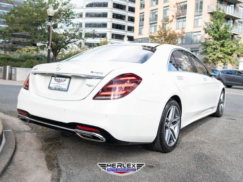 Used 2018 Mercedes-Benz S 560 4MATIC Sedan w/ AMG Line Exterior image 7